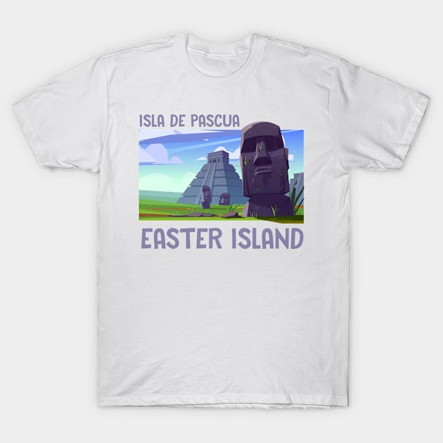 EASTER ISLAND #2 T-Shirt by TheDClub70